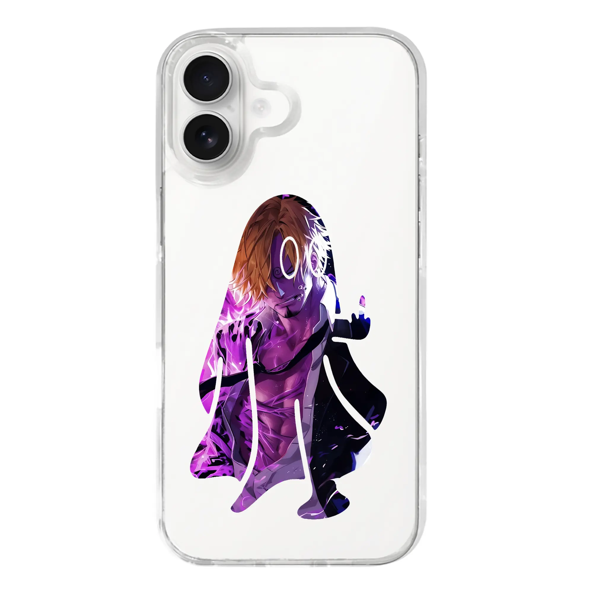 ワンピース グッズ ヴィンスモーク・サンジ - iPhone 17シリーズ 透明スマホケース – 薄型・耐衝撃・精密フィット保護カバー